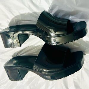 Wild Fable Black Wedge Sandals